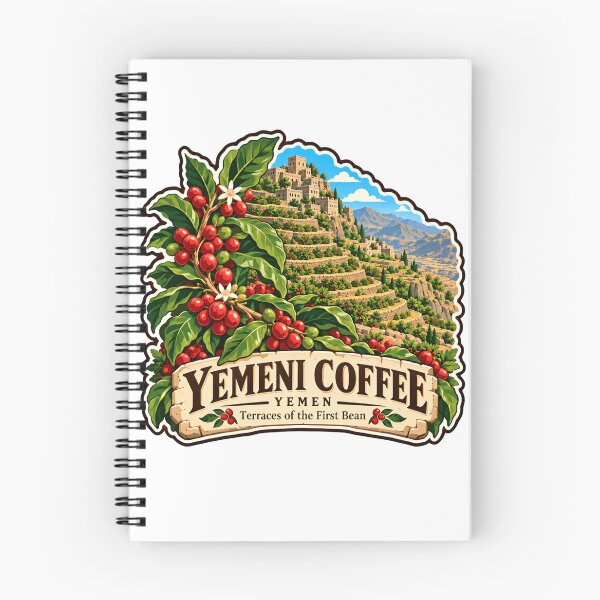 Item preview, Yemeni Coffee Yemen Terraces Of The First Bean Coffee Lover designed and sold by RetroMini2026.