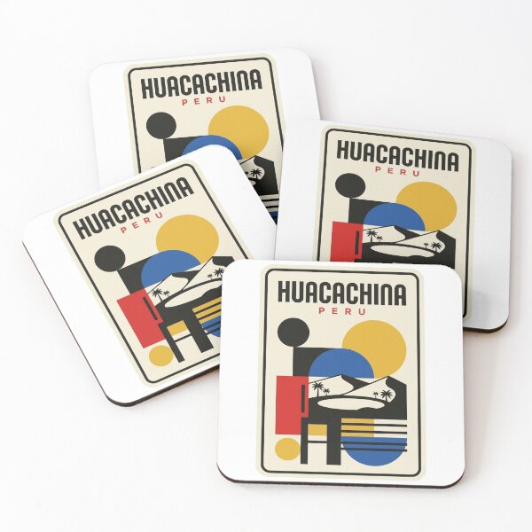 Item preview, Retro Huacachina Bauhaus Geometric Skyline designed and sold by k3rstman1.