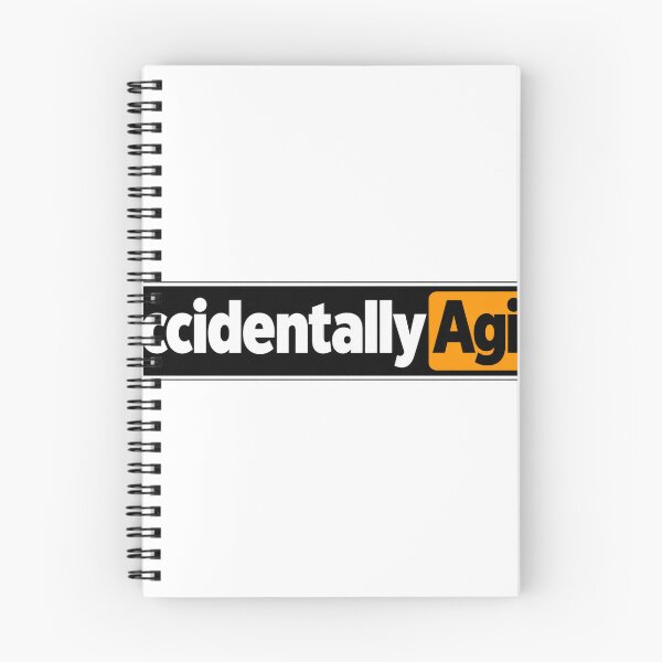 Item preview, Accidentally Agile Engineering Humor Wordmark designed and sold by JAQSCOMICS.