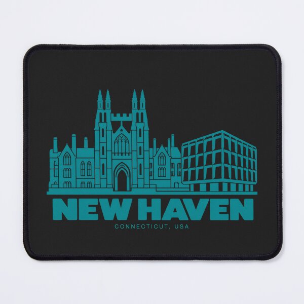 Item preview, New Haven Connecticut USA Line Art Landmark Poster designed and sold by CMYKStudio.