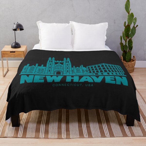 Item preview, New Haven Connecticut USA Line Art Landmark Poster designed and sold by CMYKStudio.