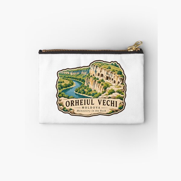 Item preview, Orheiul Vechi Moldova Monastery in the Rock Historic Travel Landmark designed and sold by RetroMini2026.