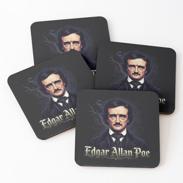 Item preview, Edgar Allan Poe Gothic Crow Portrait Artwork designed and sold by Owcomm.