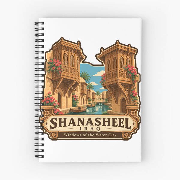 Item preview, Shanasheel Iraq Windows Of The Water City Iraqi Heritage Architecture designed and sold by JonesFlora2025.