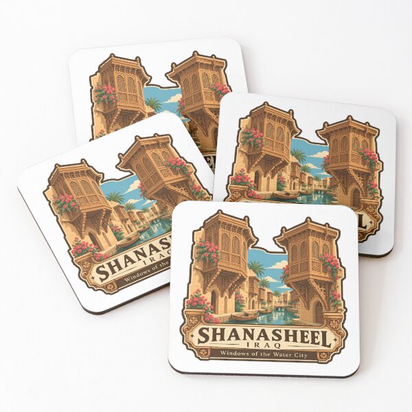Item preview, Shanasheel Iraq Windows Of The Water City Iraqi Heritage Architecture designed and sold by JonesFlora2025.