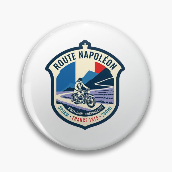 Item preview, Route Napoléon Motorcycle France Road Trip Golfe-Juan Grenoble designed and sold by Simsimah26Parks.