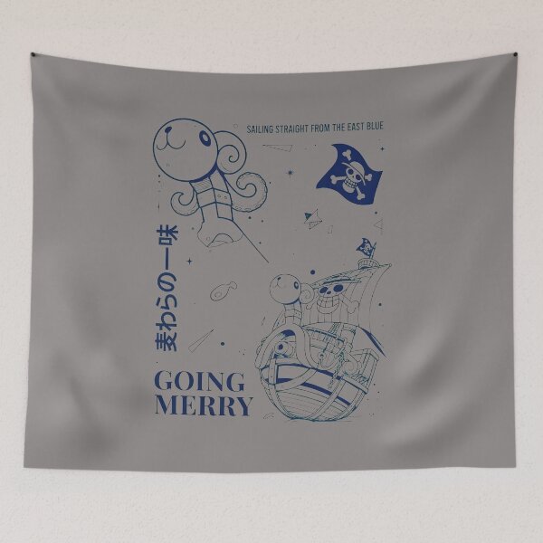 Item preview, Going Merry Blue Blueprint Ship Anime-61 designed and sold by BorisSommer.