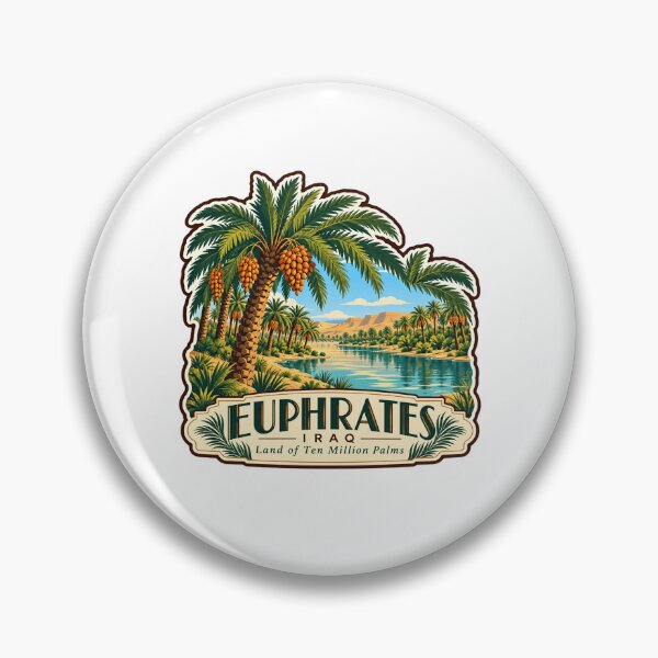 Item preview, Euphrates Iraq Land Of Ten Million Palms Iraqi Heritage Travel Geography designed and sold by RetroMini2026.