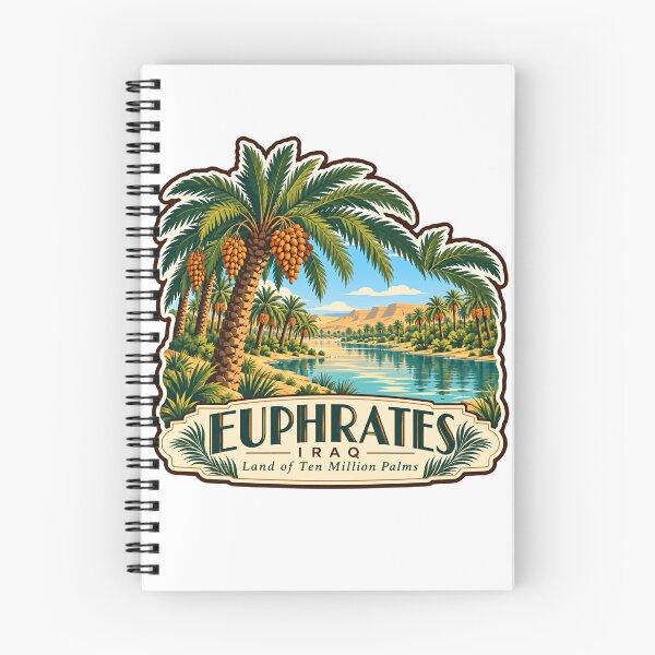 Item preview, Euphrates Iraq Land Of Ten Million Palms Iraqi Heritage Travel Geography designed and sold by RetroMini2026.