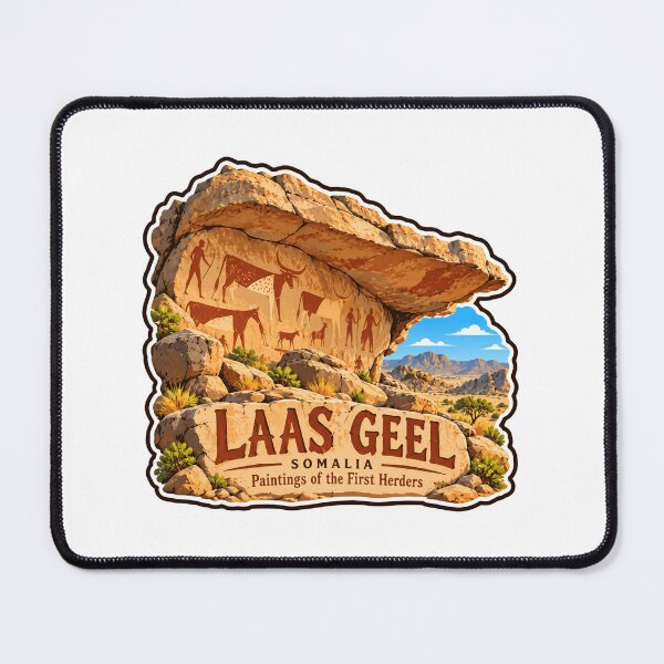 Item preview, Laas Geel Somalia Paintings Of The First Herders Ancient Rock Art History Archaeology designed and sold by JonesFlora2025.