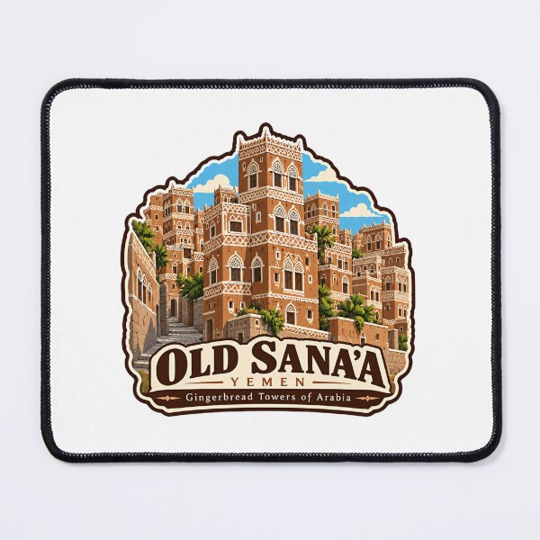Item preview, Old Sana'a Yemen Gingerbread Towers Of Arabia Architecture Travel Heritage designed and sold by Simsimah26Parks.