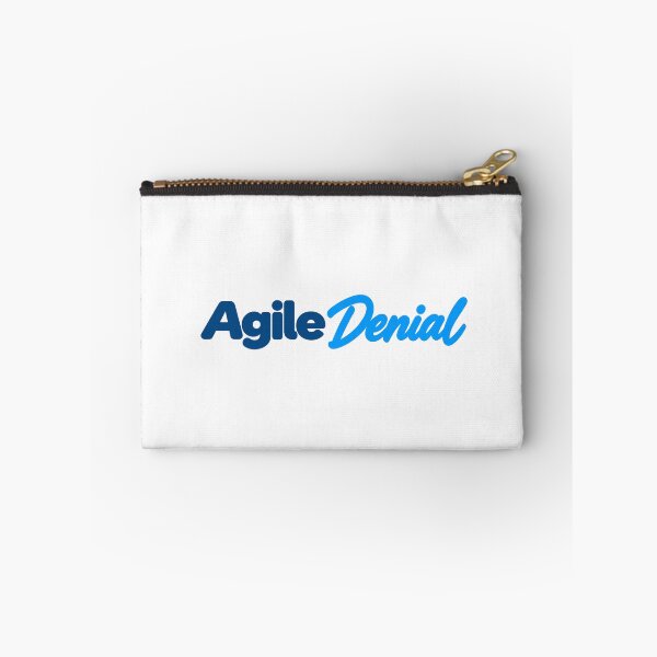 Item preview, Agile Denial Engineering Humor Blue Typography designed and sold by JAQSCOMICS.