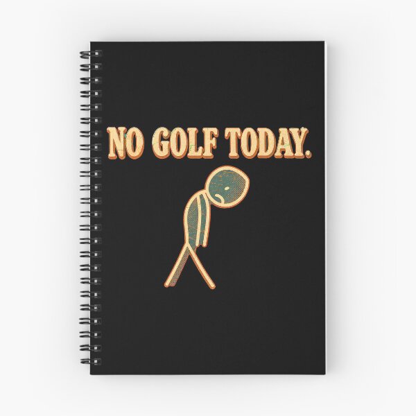 Item preview, no golf today funny sad stick man golfing joke designed and sold by Lockcownmz.