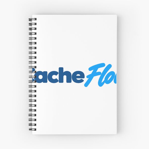 Aperçu de l'œuvre Ingénierie du flux de cache, humour, typographie bleue créée et vendue par JAQSCOMICS.