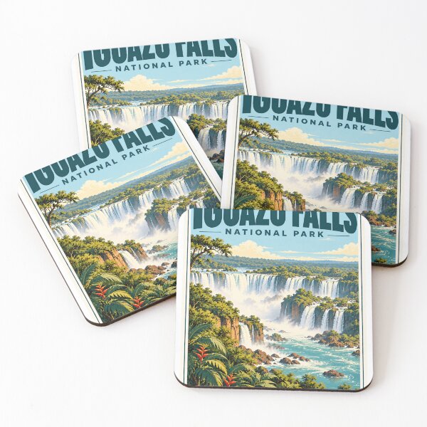 Item preview, Iguazu Falls National Park Argentina Travel Souvenir Visitor designed and sold by NightGlyph.