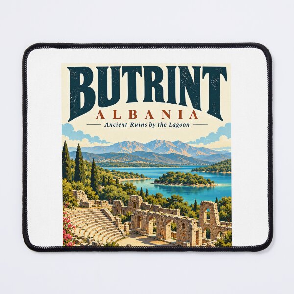 Item preview, Butrint Albania Ancient Ruins By The Lagoon History Travel Souvenir designed and sold by NeedForParks.