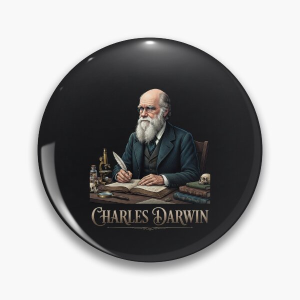 Item preview, Charles Darwin Classic Portrait Illustration Artwork    designed and sold by Owcomm.