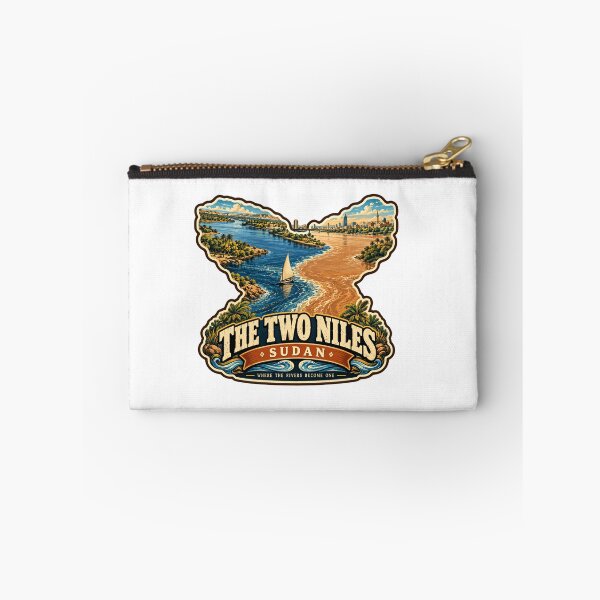 Item preview, The Two Niles Sudan Where The Rivers Become One Sudanese Travel Khartoum Confluence designed and sold by JonesFlora2025.
