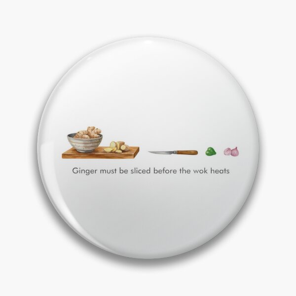 Item preview, Ginger Slicing Wisdom in Minimalist Style designed and sold by NiftyWrx.