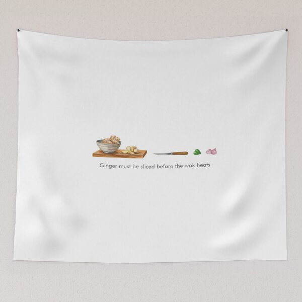Item preview, Ginger Slicing Wisdom in Minimalist Style designed and sold by NiftyWrx.