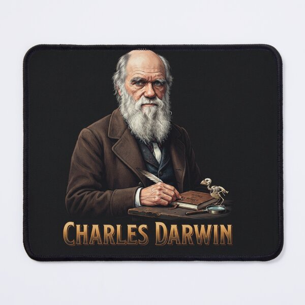Item preview, Charles Darwin Portrait Vintage Scientist Illustration designed and sold by Owcomm.