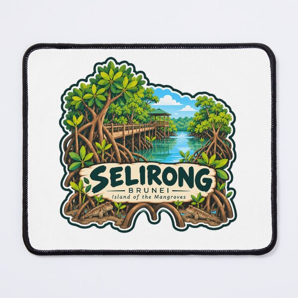 Item preview, Selirong Brunei Island Of The Mangroves Travel Souvenir Tourist Vacationer designed and sold by RetroMini2026.