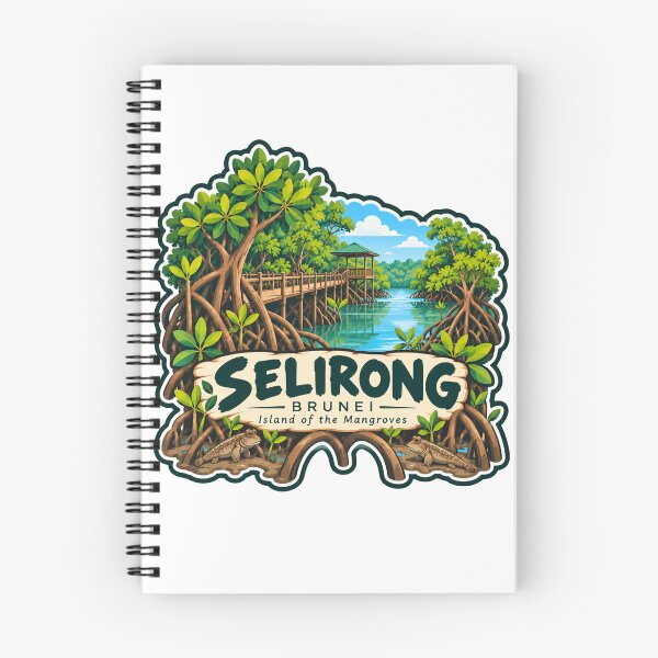 Item preview, Selirong Brunei Island Of The Mangroves Travel Souvenir Tourist Vacationer designed and sold by RetroMini2026.