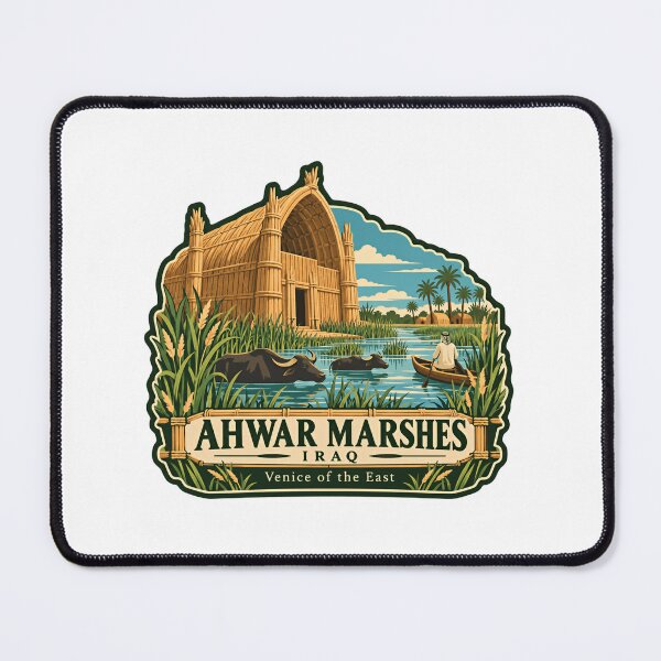 Item preview, Ahwar Marshes Iraq Venice Of The East Mesopotamian Wetland Travel Souvenir designed and sold by JonesFlora2025.