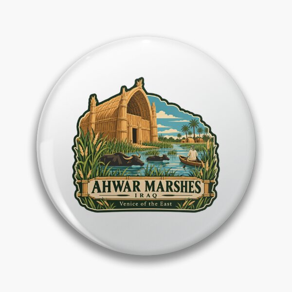 Item preview, Ahwar Marshes Iraq Venice Of The East Mesopotamian Wetland Travel Souvenir designed and sold by JonesFlora2025.