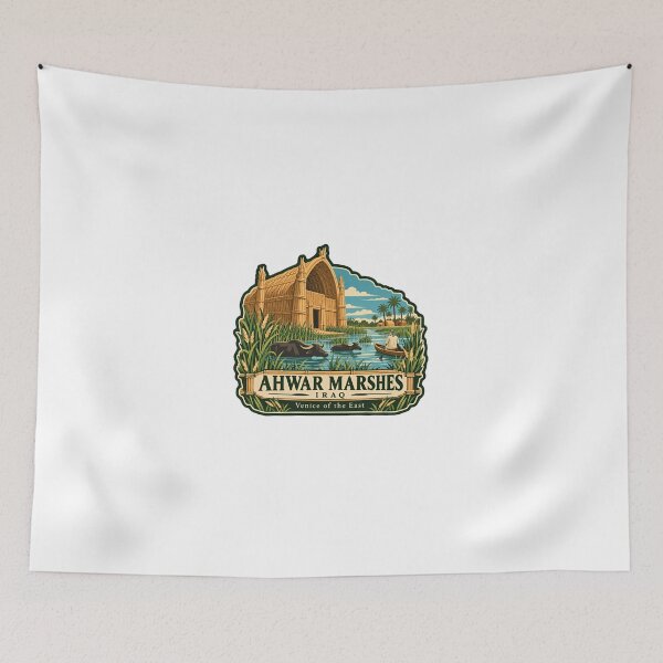 Item preview, Ahwar Marshes Iraq Venice Of The East Mesopotamian Wetland Travel Souvenir designed and sold by JonesFlora2025.