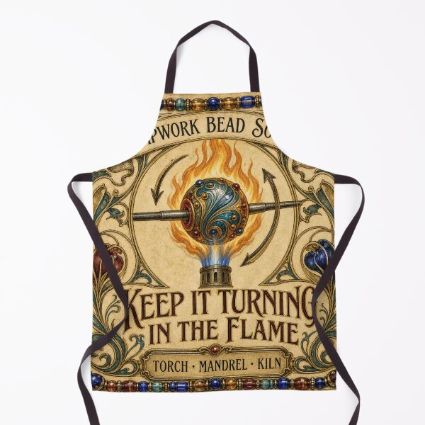 Item preview, Keep It Turning In The Flame Torchworking Lampwork Bead designed and sold by BoosterShop.