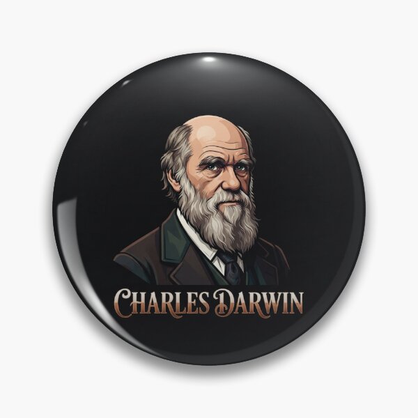 Item preview, Charles Darwin Portrait Vintage Science Illustration designed and sold by Owcomm.