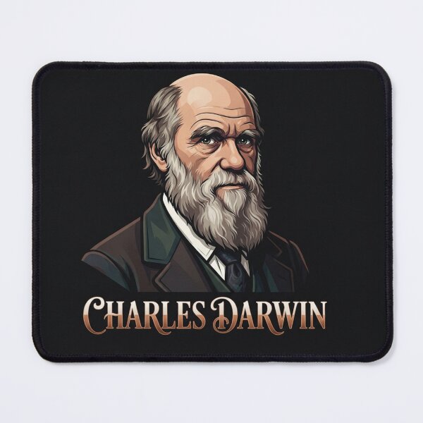 Item preview, Charles Darwin Portrait Vintage Science Illustration designed and sold by Owcomm.