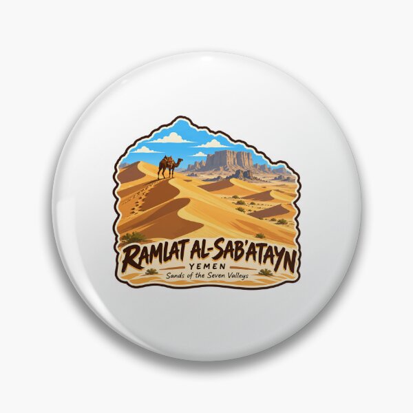 Item preview, Ramlat Al-Sab'atayn Yemen Sands Of The Seven Valleys Desert Travel Explorer designed and sold by RetroMini2026.