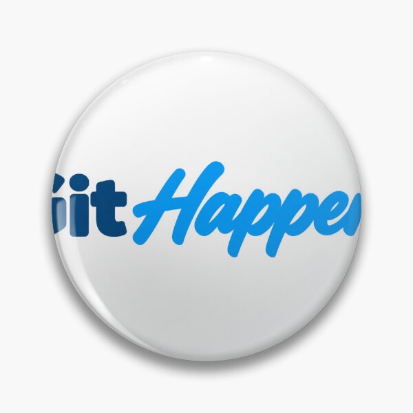 Artikelvorschau, Git Happens – Ingenieurshumor – Blaue Typografie entworfen und verkauft von JAQSCOMICS.