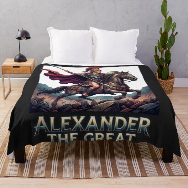 Item preview, Alexander the Great Heroic Equestrian Warrior Illustration designed and sold by Owcomm.
