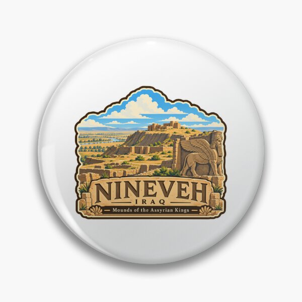 Aperçu de l'œuvre Ninive (Irak), les tertres des rois assyriens, histoire ancienne, Mésopotamie, voyage créée et vendue par JonesFlora2025.