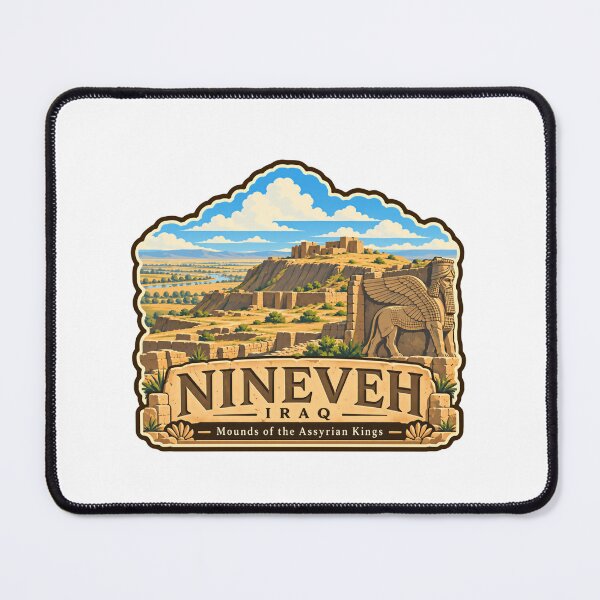 Item preview, Nineveh Iraq Mounds Of The Assyrian Kings Ancient History Mesopotamia Travel designed and sold by JonesFlora2025.