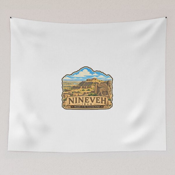 Item preview, Nineveh Iraq Mounds Of The Assyrian Kings Ancient History Mesopotamia Travel designed and sold by JonesFlora2025.