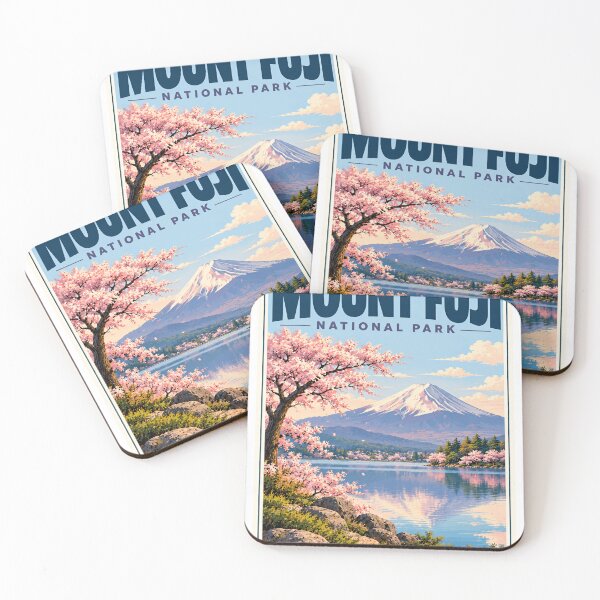 Item preview, Mount Fuji National Park Japan Cherry Blossom Travel designed and sold by NightGlyph.