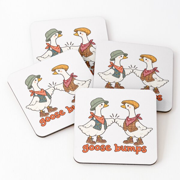 Item preview, Goose Bumps Funny Geese Bumping Wings Pun Graphic designed and sold by DYALEEZ-XCR.