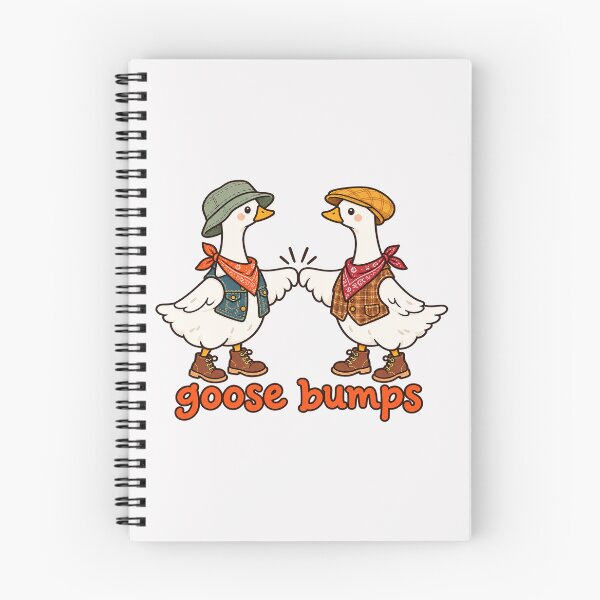 Item preview, Goose Bumps Funny Geese Bumping Wings Pun Graphic designed and sold by DYALEEZ-XCR.