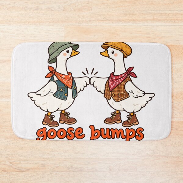 Item preview, Goose Bumps Funny Geese Bumping Wings Pun Graphic designed and sold by DYALEEZ-XCR.