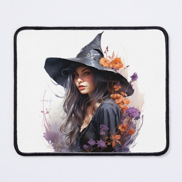 Item preview, Pretty Floral Witchy Woman designed and sold by Poison-Potion.