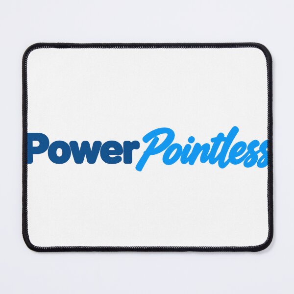 Item preview, Power Pointless Engineering Humor Blue Typography designed and sold by JAQSCOMICS.