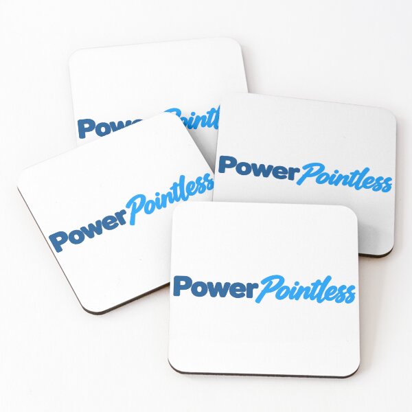 Item preview, Power Pointless Engineering Humor Blue Typography designed and sold by JAQSCOMICS.