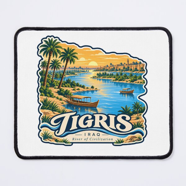 Item preview, Tigris Iraq River Of Civilization Iraqi Heritage Travel History designed and sold by RetroMini2026.