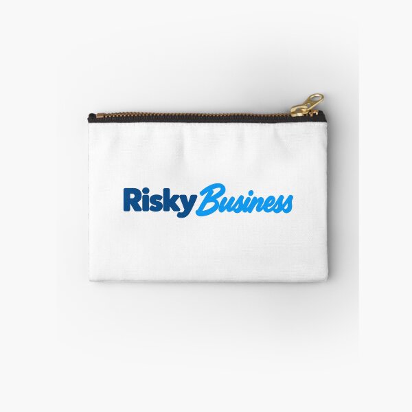 Item preview, Risky Business Engineering Humor Blue Typography designed and sold by JAQSCOMICS.