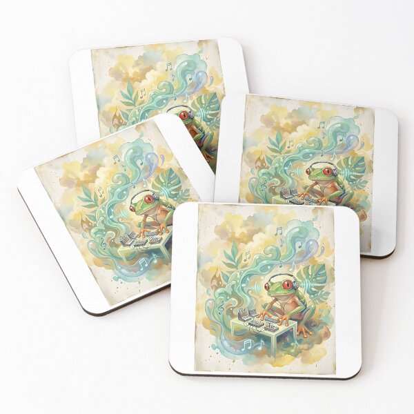Item preview, Red-Eyed Tree Frog Music Producer designed and sold by PictoVibe.