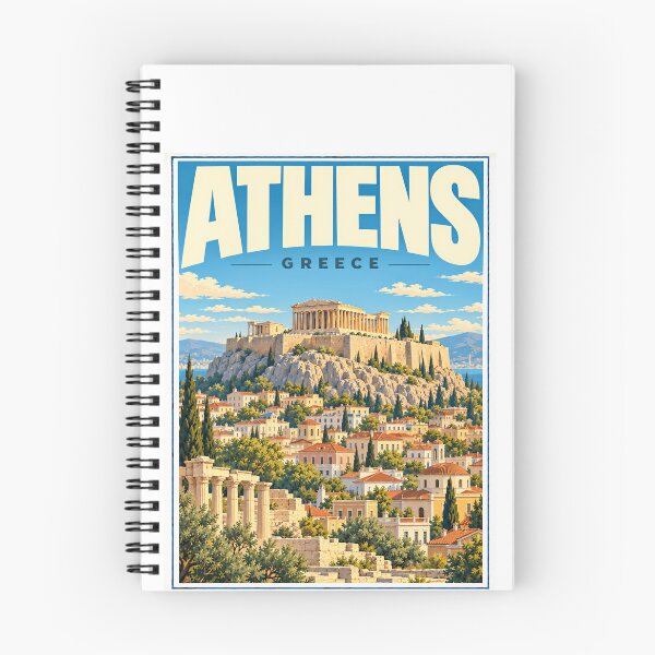 Artikelvorschau, Athen, Griechenland – Akropolis – Wahrzeichen – Reise-Entdecker entworfen und verkauft von NightGlyph.